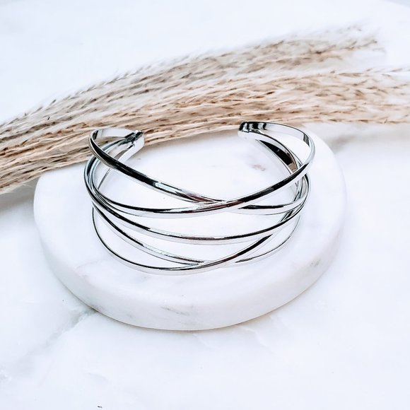 Jewelry - 5 for $25 Silver Color Statement Bracelet